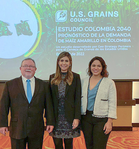 Geo Strategy Partners Latin America recently concluded a study for the United States Grains Council, focused on Colombia’s feed grain demand. The GSP forecast models the evolution of major trends, influences and issues as they materialize over the next two decades and provides the Council the ability to adjust variables as market conditions evolve.